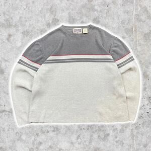 2000's Nevada Jeans Minimalistic Striped Knit Sweater